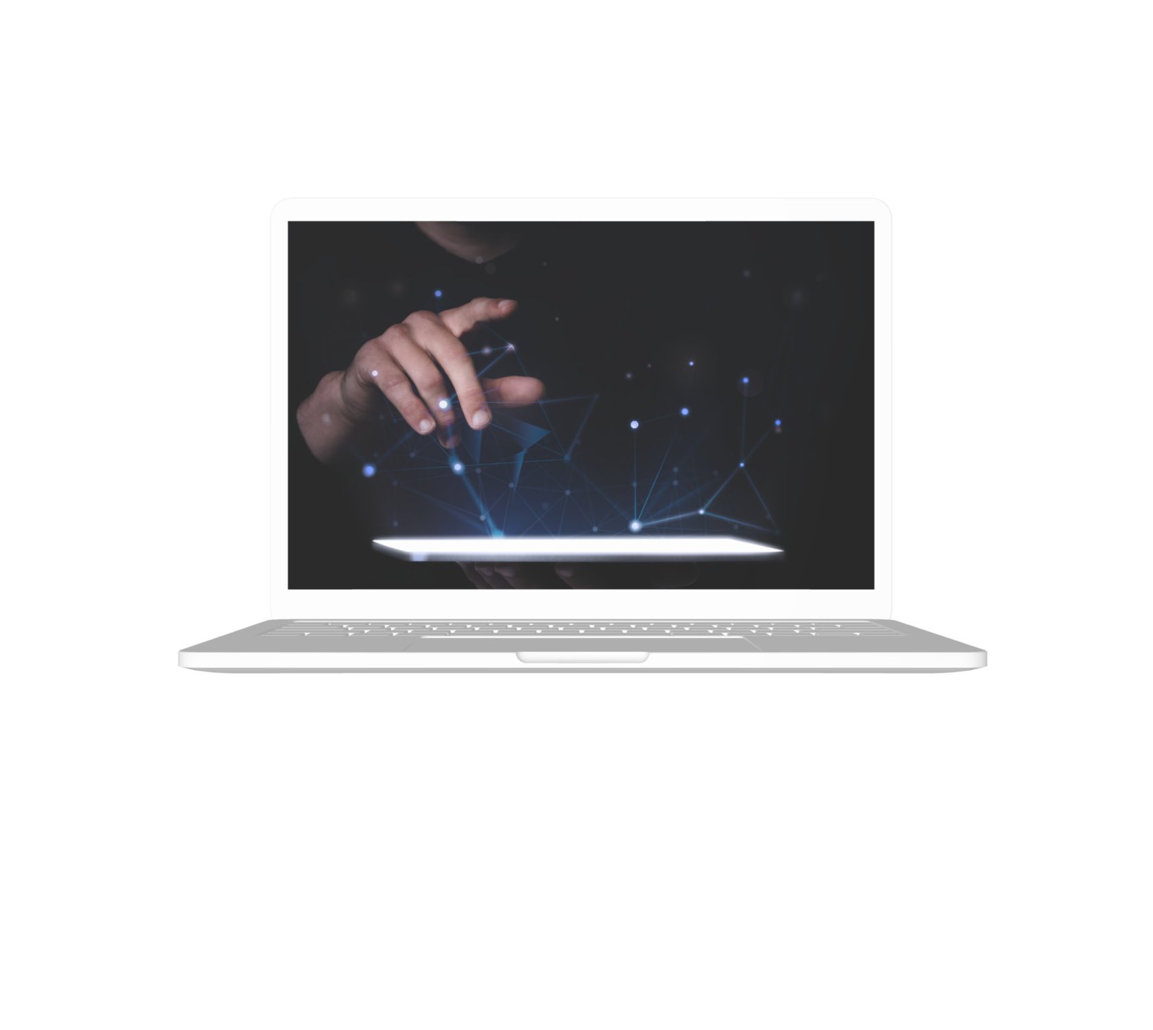 Digital technology on a laptop
